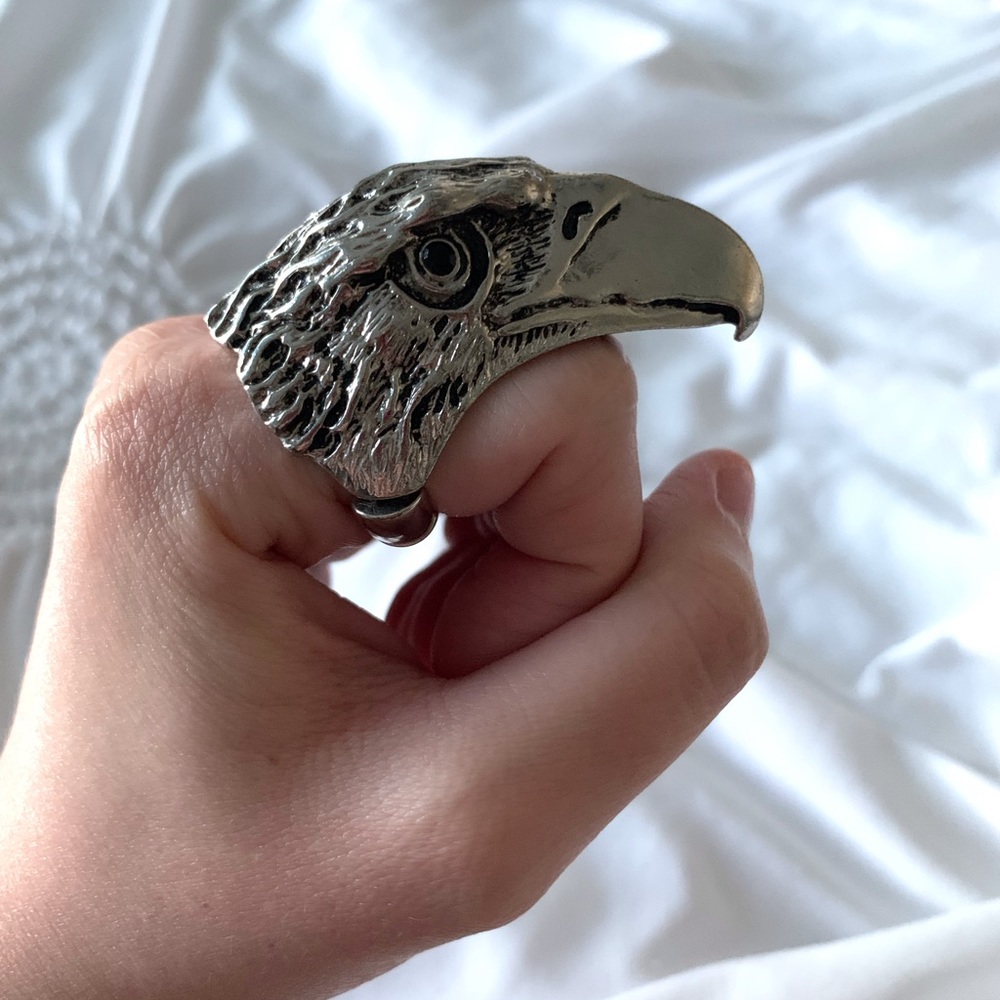 Eagle Head Ring - image 1